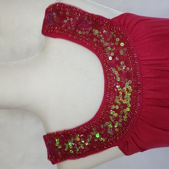 Candy Couture Sequined Sleeveless Tunic - Picture 3 of 9